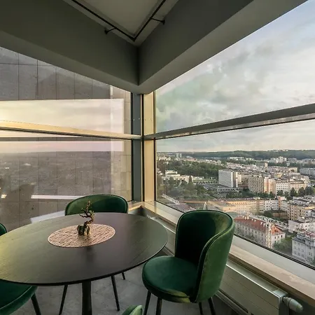 Appartamento Sea Towers Panoramic Penthouse Gdynia Esterno foto