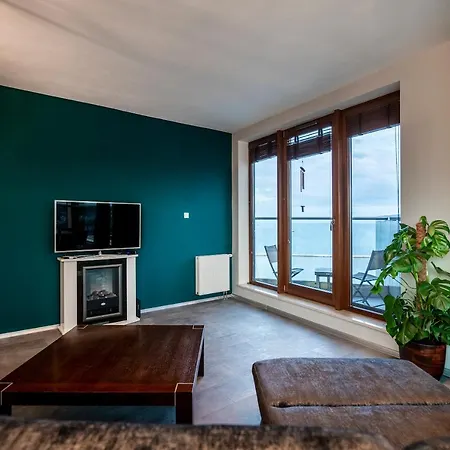Appartamento Sea Towers Panoramic Penthouse Gdynia Esterno foto